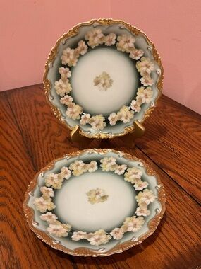 Rosenthal Alice Vintage Set of 2 Plates with Gold Trim